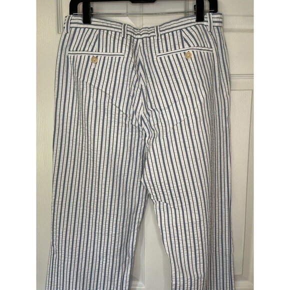 Theory Women’s Blue & White Striped Trousers With Pockets Size 30 - Picture 9 of 12